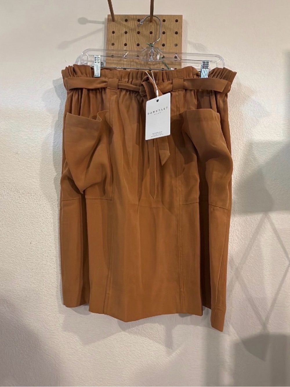 NWT Downeast Soft Waist Mini Skirt in Warm Caramel size XL